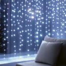 Somogyi Perdea luminoasă LED DOT, 1,2 x 1,4 m, alb rece