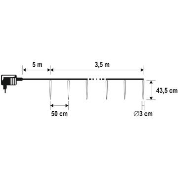 Somogyi Ghirlandă luminoasă sloi de gheață, alb rece, adaptor IP44