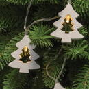 Somogyi Ghirlandă cu LED-uri şi baterii, decor brad, 20 LED alb cald