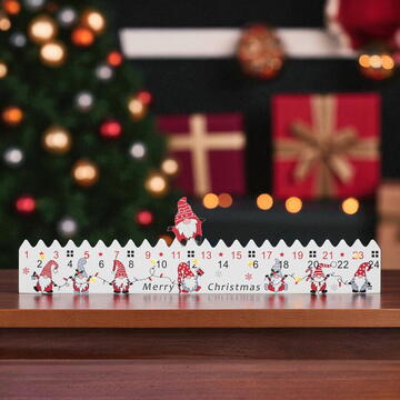 Somogyi Calendar de Advent cu LED-uri, din lemn