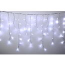 Somogyi Ghirlanda luminoasa, 200 LED-uri, cablu alb, pentru utilizare în exterior