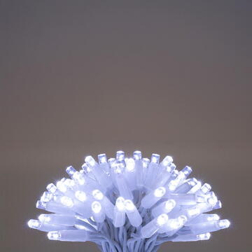 Somogyi Ghirlande luminoase, 200 LED-uri, cablu alb, pentru exterior