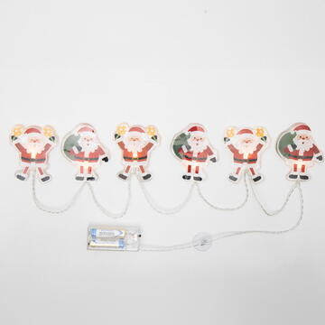 Somogyi Ghirlandă luminoasă LED Moș Crăciun, silicon