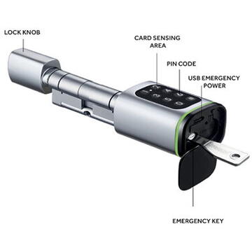Yala Inteligenta SMART LOCK WI-FI KEYPAD CARD READER ISNATCH