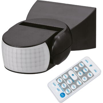 Senzor de mișcare cu infraroșu Maclean Energy MCE241 cu telecomandă IP65, max 800W (bec), max 1200W (LED)