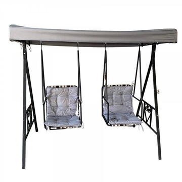 Leagan de gradina cu 2 locuri, Vivatechnix VMD-1024, dimensiune 120x187x206 cm, maxim 200Kg