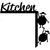 VivaTechnix Decoratiune semn Kitchen Krodesign KRO-1099, dimensiune 30x30 cm, negru