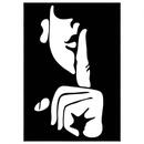 VivaTechnix Decoratiune metalica de perete Krodesign Silence, 50 cm, grosime 1.5 mm