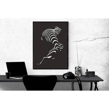 VivaTechnix Decoratiune metalica de perete Krodesign KRO-1058, Sexy Body, 60 cm, grosime 1.5 mm