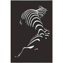 VivaTechnix Decoratiune metalica de perete Krodesign KRO-1058, Sexy Body, 60 cm, grosime 1.5 mm