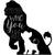 VivaTechnix Decoratiune metalica de perete Krodesign KRO-1062, Lion King, lungime 55 cm, negru, grosime 1.5 mm
