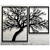 VivaTechnix Set 2 decoratiuni perete Krodesign KRO-1043 Tree of Life, metal, negru