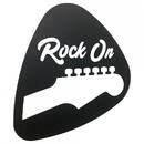 VivaTechnix Decoratiune perete Krodesign Rock On, diametru 60 cm, negru