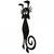 VivaTechnix Decoratiune perete Krodesign Funny Cat, lungime 52 cm, negru