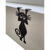 VivaTechnix Decoratiune perete Krodesign Funny Cat, lungime 52 cm, negru