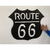 VivaTechnix Decoratiune perete Route 66, dimensiune 68x60 cm, negru