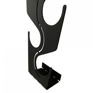 VivaTechnix Cuier metalic Krodesign Black Hanger, lungime 50cm, negru