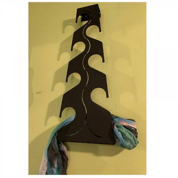 VivaTechnix Cuier metalic Krodesign Black Hanger, lungime 50cm, negru