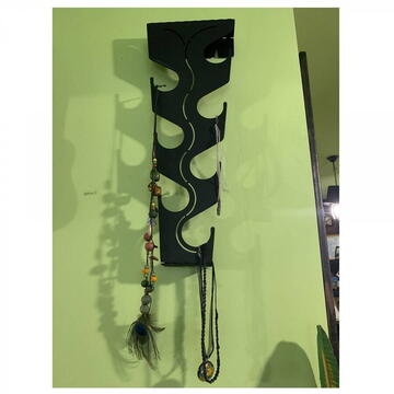 VivaTechnix Cuier metalic Krodesign Black Hanger, lungime 50cm, negru