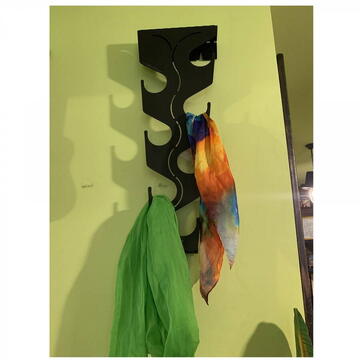 VivaTechnix Cuier metalic Krodesign Black Hanger, lungime 50cm, negru