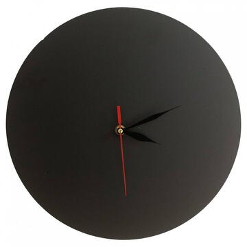 VivaTechnix Ceas de perete metalic Krodesign Intense Black, diametru 31 cm