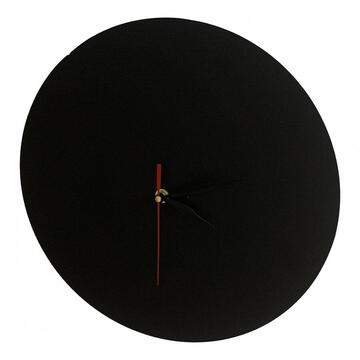 VivaTechnix Ceas de perete metalic Krodesign Intense Black, diametru 31 cm