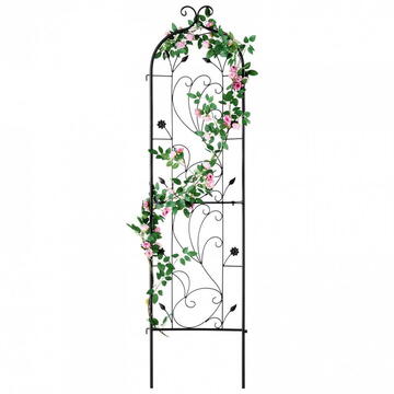 VivaTechnix Suport pentru plante agatatoare, 38 x 152 cm, Otel
