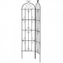 VivaTechnix Set 2 suporturi pentru plante agatatoare, 51 x 180 cm, Otel, Diametru teava 10 mm