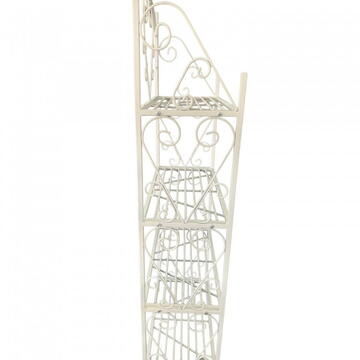 Suport pentru flori Vivatechnix VMD-1060 Alb, 60x30x155 cm, 3 polite, demontabil