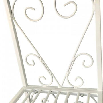 Suport pentru flori Vivatechnix VMD-1060 Alb, 60x30x155 cm, 3 polite, demontabil