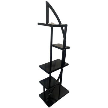 Suport pentru flori Vivatechnix VMD-1071 Arcade, Negru, 50x30x150 cm, 4 polite, demontabil