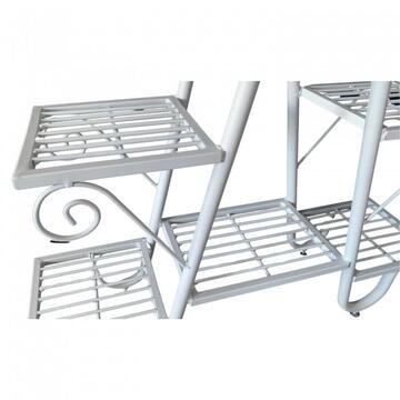 Suport pentru flori Vivatechnix VMD-1065, Alb, 81x22x77 cm, 5 polite