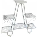 Suport pentru flori Vivatechnix VMD-1065, Alb, 81x22x77 cm, 5 polite