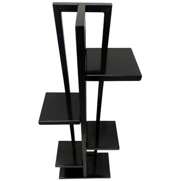 Suport pentru flori Vivatechnix VMD-1072, Negru, 40x20x118 cm, 6 polite