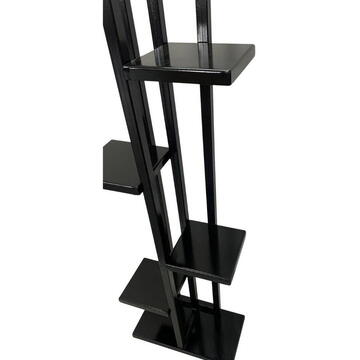 Suport pentru flori Vivatechnix VMD-1072, Negru, 40x20x118 cm, 6 polite