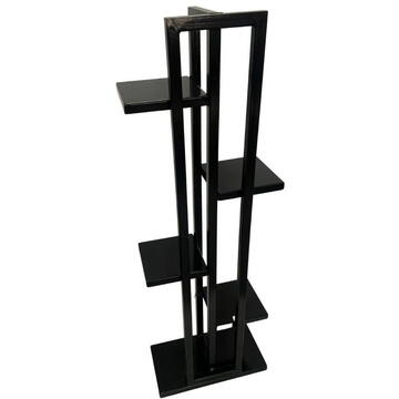 Suport pentru flori Vivatechnix VMD-1072, Negru, 40x20x118 cm, 6 polite