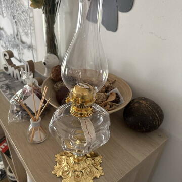 Lampa cu gaz lampant Vivatechnix TR-1021, cu picior din metal, 430 mm