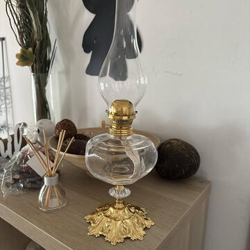 Lampa cu gaz lampant Vivatechnix TR-1021, cu picior din metal, 430 mm