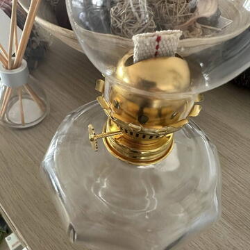 Lampa cu gaz lampant Vivatechnix TR-1018, sticla transparenta