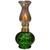 Mini Lampa cu gaz Vivatechnix Kutulu TR-1012V, inaltime 20 cm, Verde, abajur de sticla
