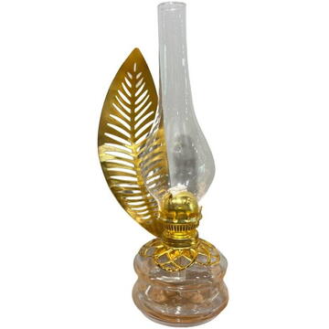 Lampa cu gaz lampant Vivatechnix Leaf TR-1005, sticla si oglinda metal