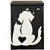 Cutie postala Vivatechnix Cat Dog KRO-1240, otel, 400x250x100mm, Negru/Alb, 2 chei