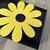 Cutie postala Vivatechnix Flower KRO-1229, otel, 400x250x100mm, Negru/Galben, 2 chei
