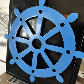 Cutie postala Vivatechnix Timona KRO-1233, otel, 400x250x100mm, Negru/Albastru, 2 chei