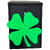 Cutie postala Vivatechnix Irish Clover KRO-1230, otel, 400x250x100mm, Negru/Verde, 2 chei