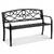 Banca pentru gradina, Vivatechnix Metal, 53 x 127 x 82 cm, pentru 3 persoane, max 250 kg