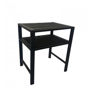 Set masa si 2 scaune pentru gradina Vivatechnix VMD-1046, metalice, 152x50x83cm