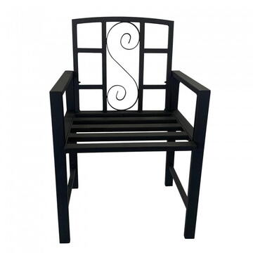 Set masa si 2 scaune pentru gradina Vivatechnix VMD-1046, metalice, 152x50x83cm