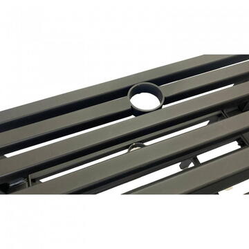 Corp masa si 2 scaune pentru gradina Vivatechnix VMD-1045, metalice, 152x50x83 cm