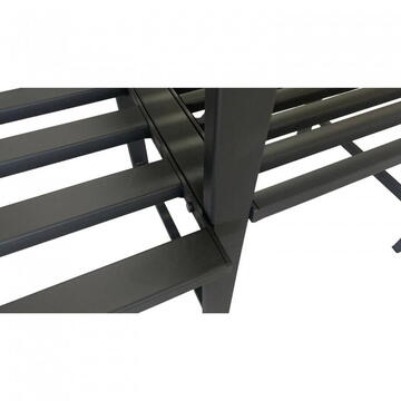 Corp masa si 2 scaune pentru gradina Vivatechnix VMD-1045, metalice, 152x50x83 cm